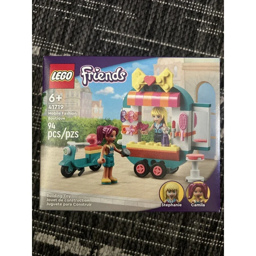 LEGO 41719 Friend Mobile Fashion Boutique new set scooter cart beauty hair camil